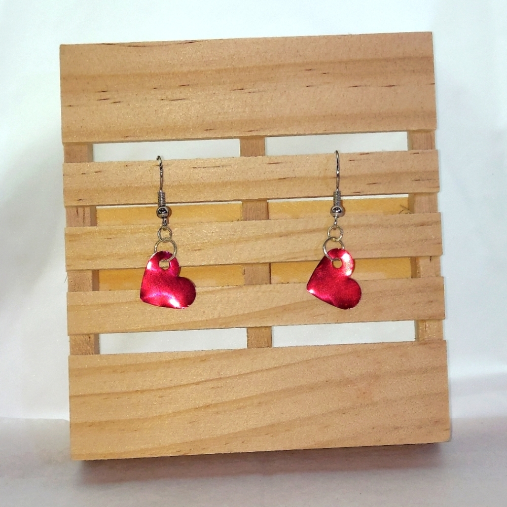 Red Heart Earrings